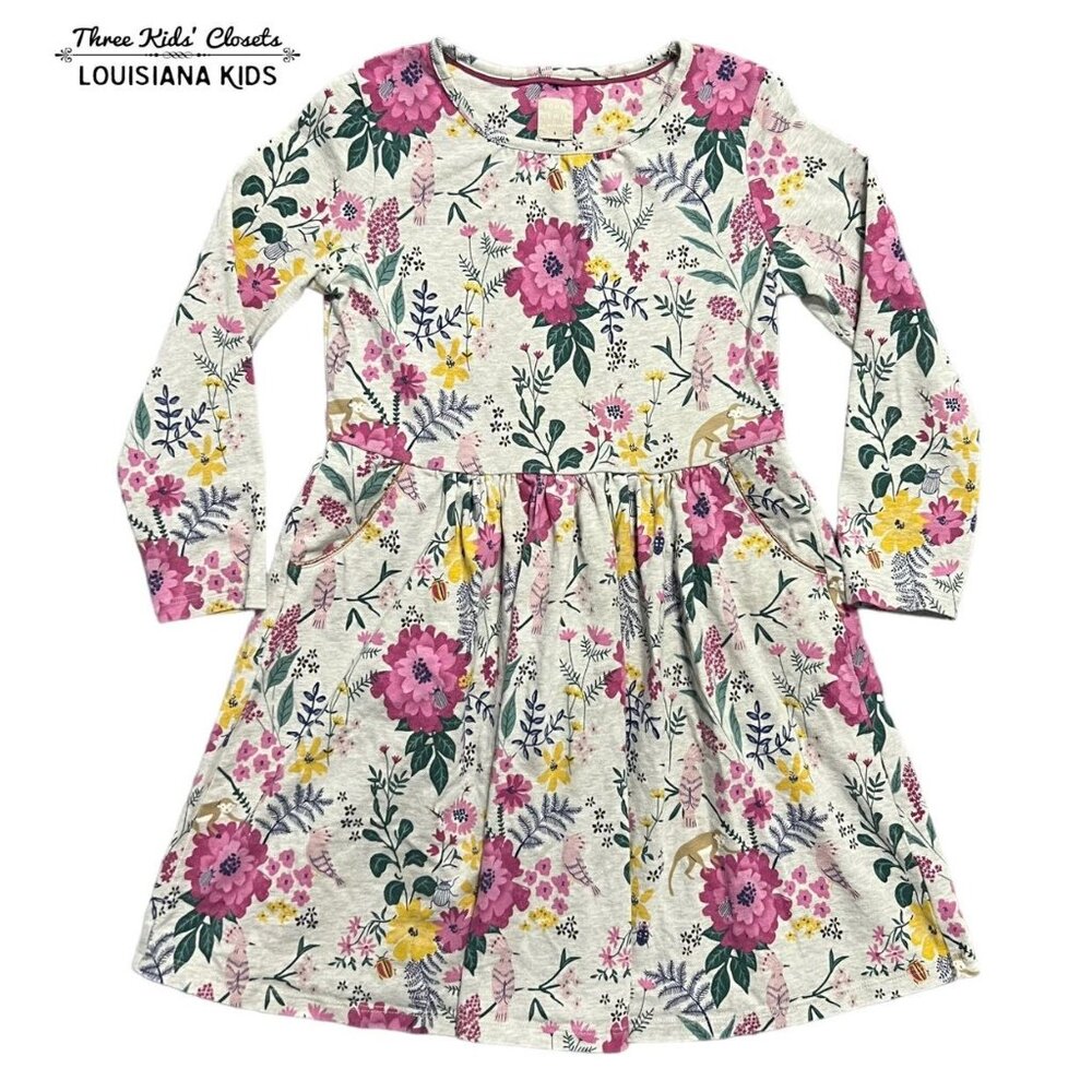 John Lewis Sz 6 Floral Print Dress